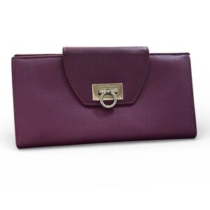 Salvatore Ferragamo Purple Wallet